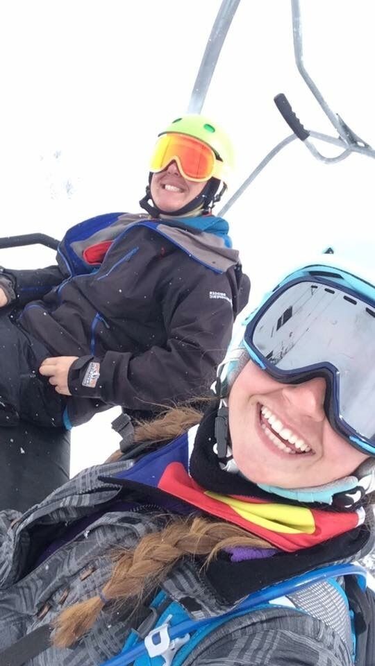 First trip to Colorado- Family will say that Mike was introduced as a "friend". Sam says otherwise. Sam had to show Mike her favorite ski hill, A-Basin
