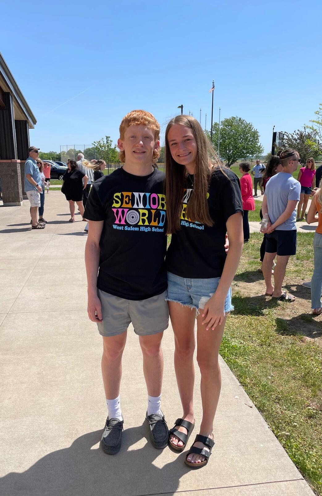 senior singout, the day before high school graduation 