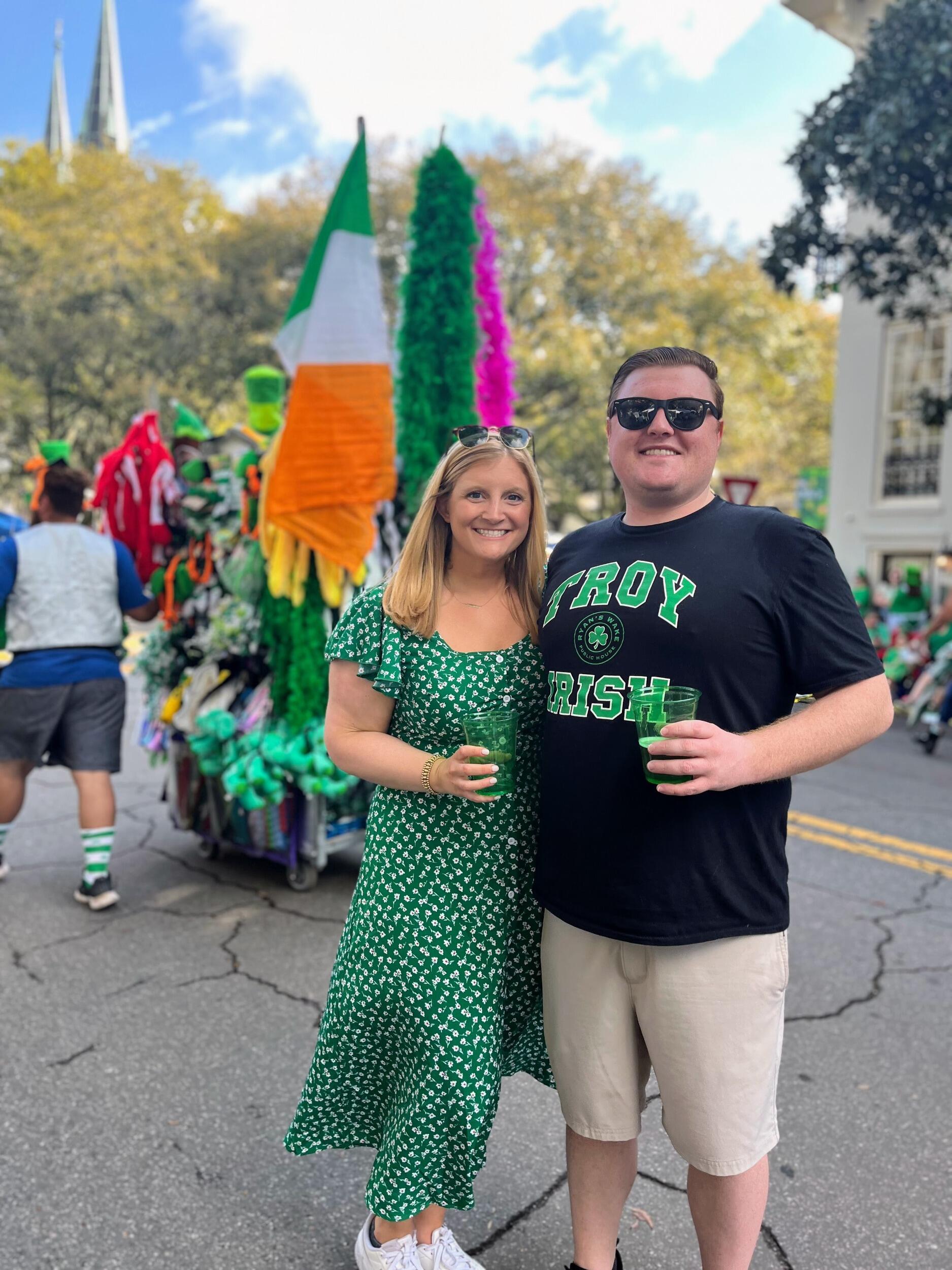 Spent St. Patrick's day visiting Kaitlyn's best friend Caity in Savannah, GA 