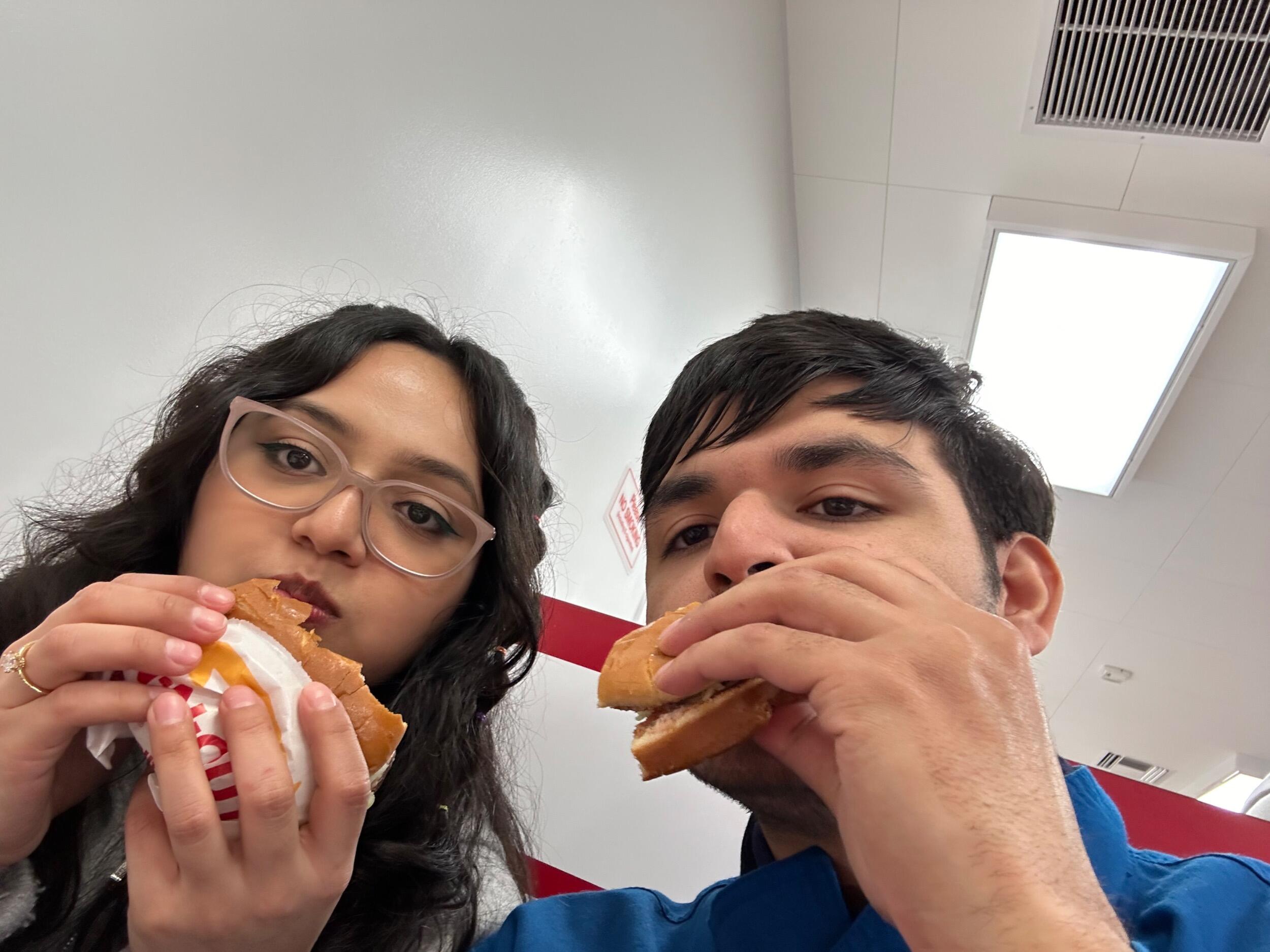 We’re big foodies and love going around Houston trying new food together😋