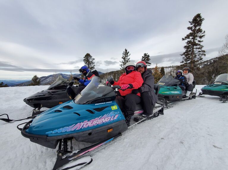 Snowmobiling in Red River, NM