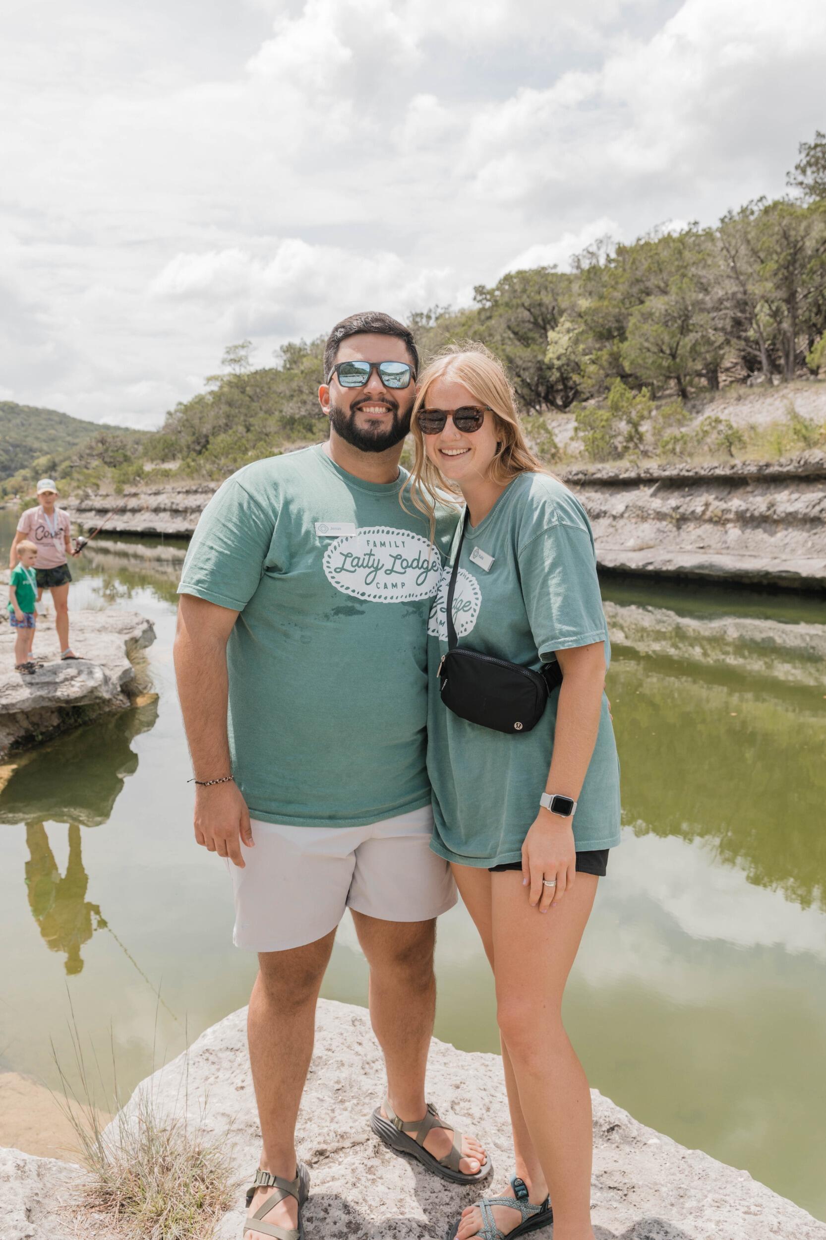 Less than one week into dating, Jesús was brave enough to join Kaila to work a weekend retreat at Laity Lodge Family Camp. Jesús had a blast and Kaila loved getting to share her favorite place on earth with him.