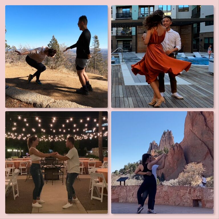 ... danced / šokom ...