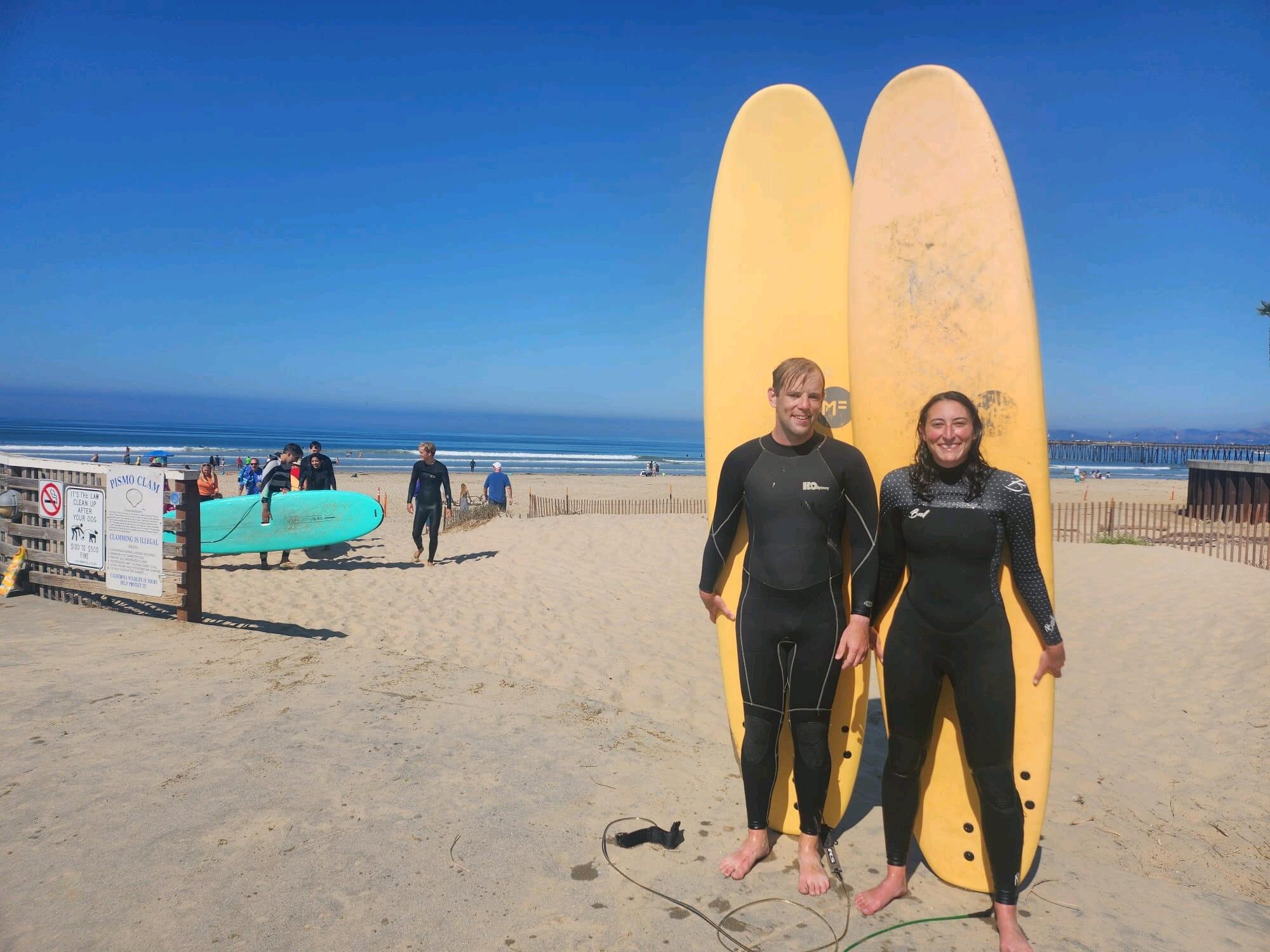 Anniversary Surfing Lesson