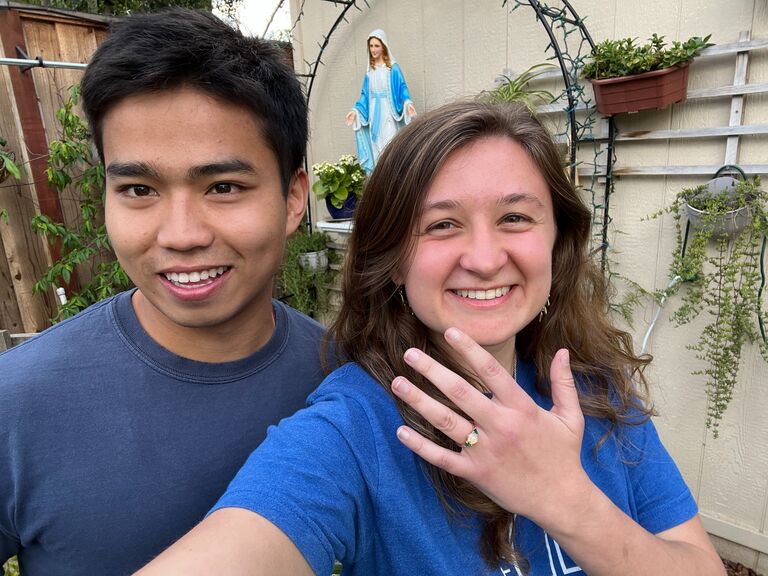 To conclude a whirlwind of Holy Week missions, on Easter Sunday, Lam proposed in the most unique of ways :) Autumn said yes to forever with her best friend.