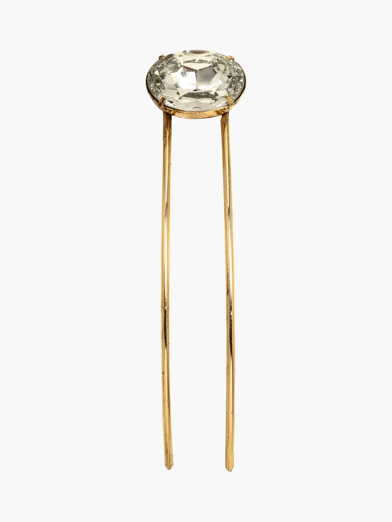 hairpin with vintage-inspired crystal