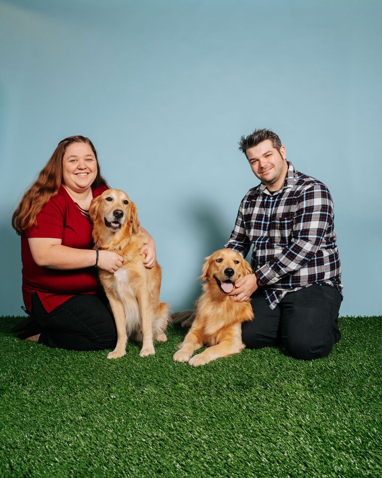 Our little family, Allie's brother took initial engagement pictures, and we got some pictures with our favorite furry friends!