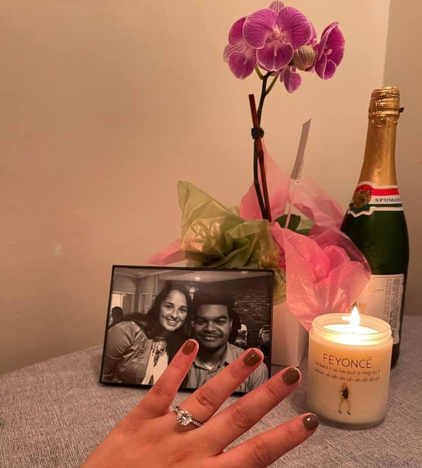 The night we got engaged