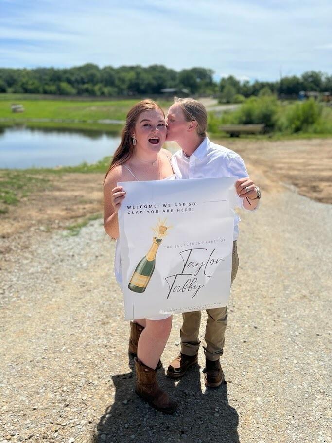 We celebrated our engagement with friends and family (and learned that August is too hot for events like this!)