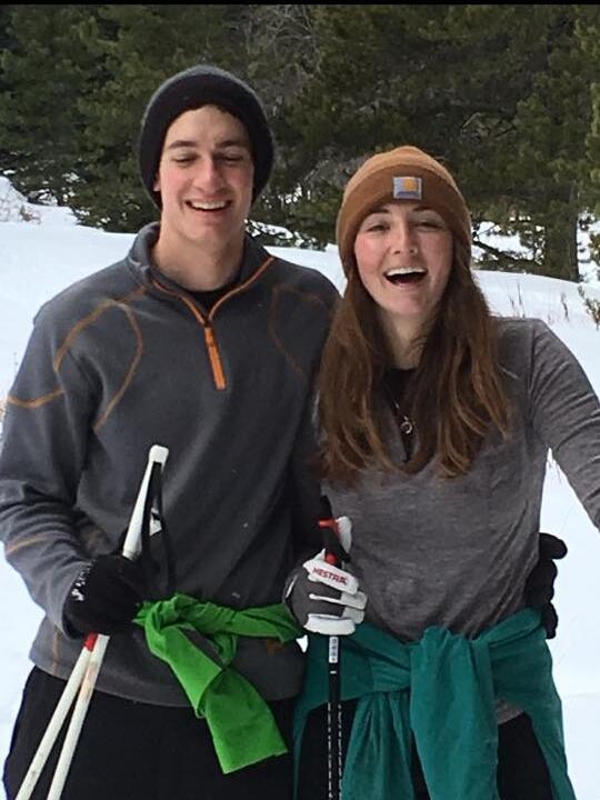 Our very first picture together and Hannah's first time visiting Red Lodge, MT to meet Sam's family, and celebrate Mary George's Birthday!