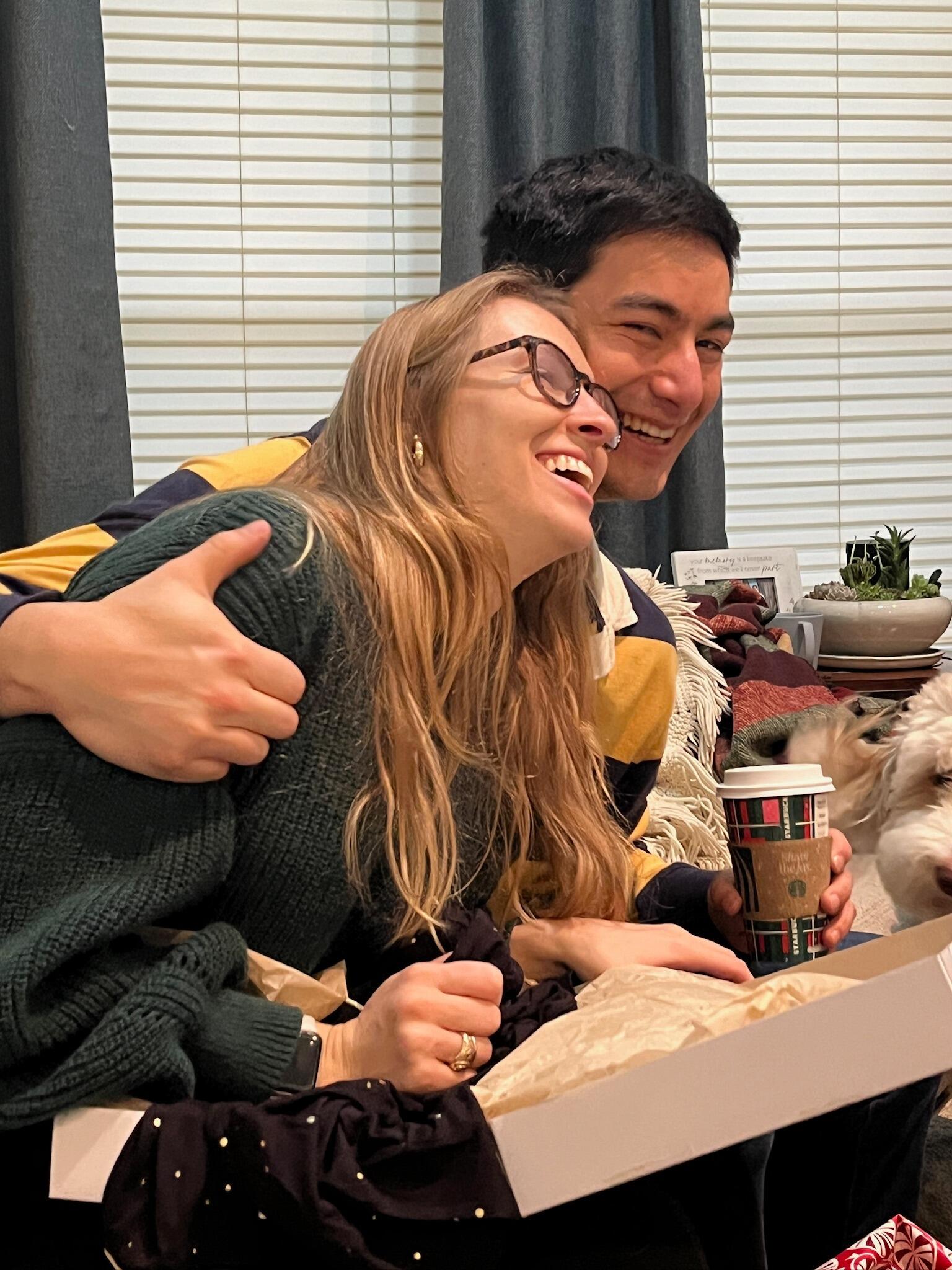 I was SO happy to bring Ryann home for Christmas. It's been something I've dreamed of getting to do for so long it felt unreal getting to bring my soon-to-be-wife home to my family. I can't wait for all the Christmas years to come!! - Adam