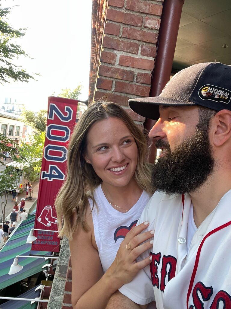 A trip to Fenway Park during the Newport Folk Festival weekend.