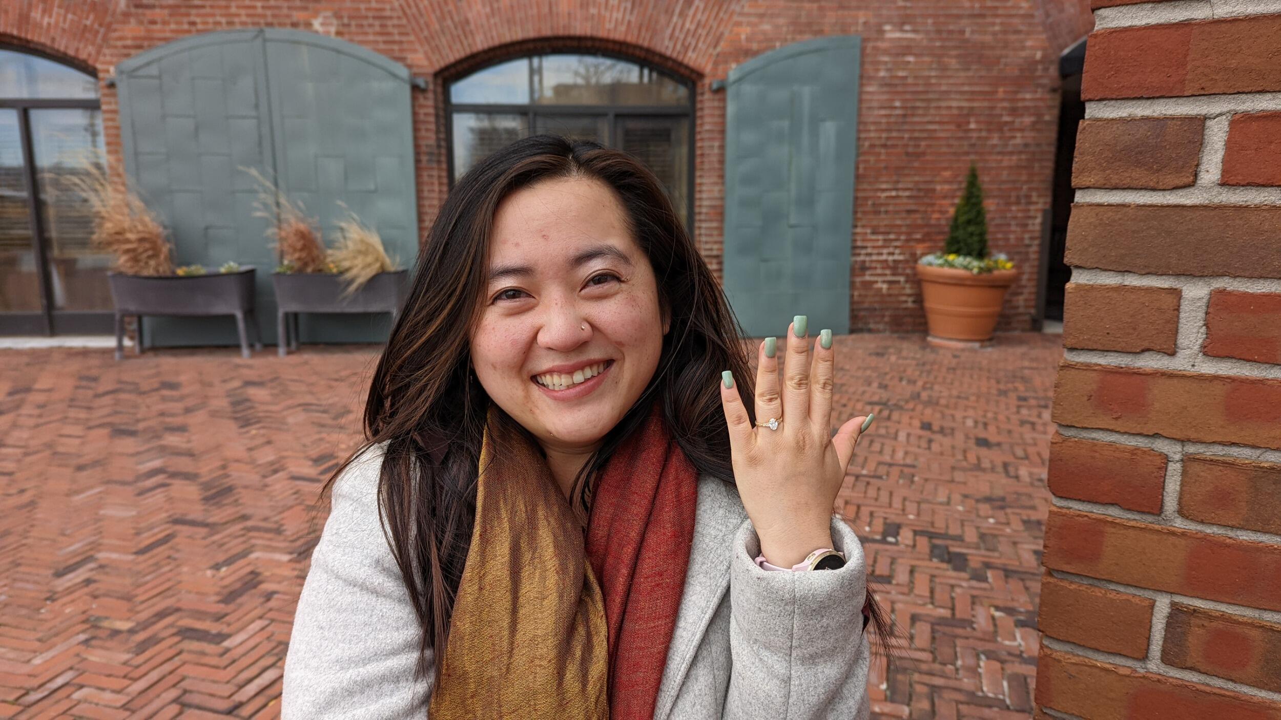 Dhruv proposed! An cried a lot. It was a great time.