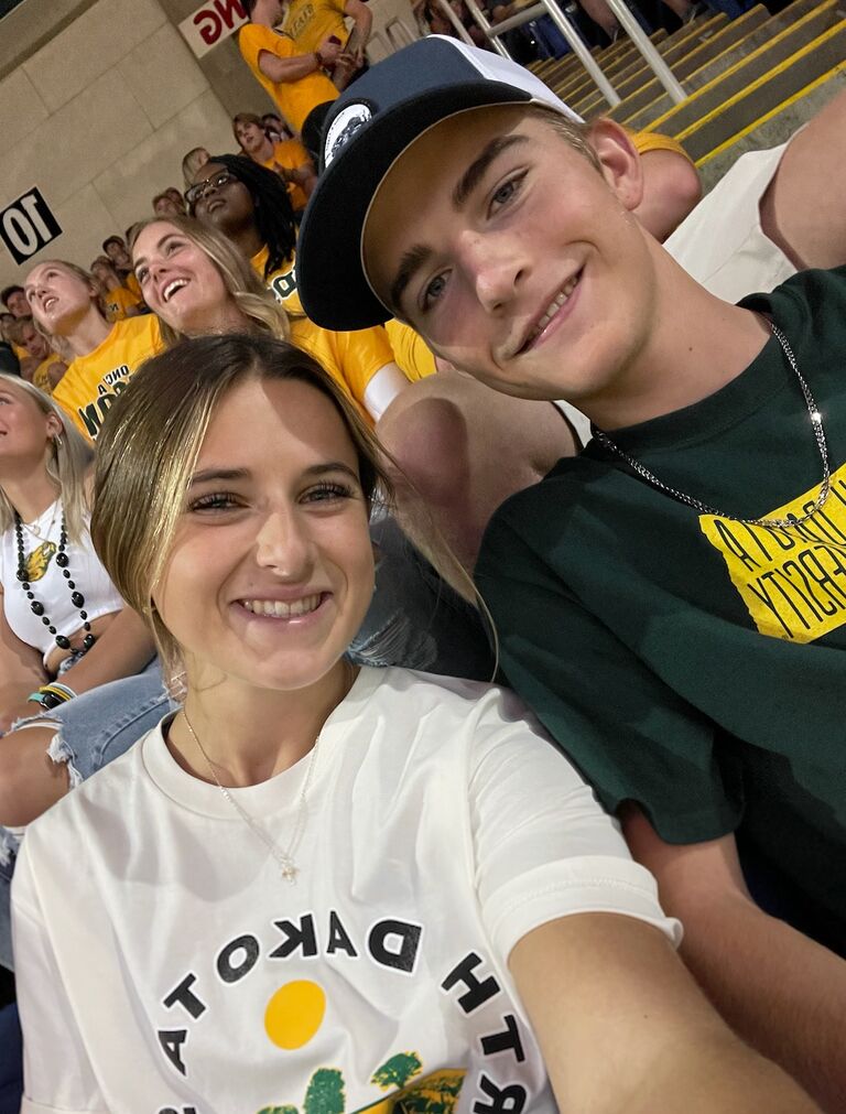 Our freshman year of college together at NDSU!