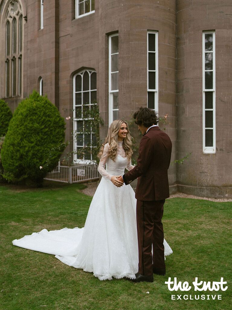 Logan Rae Hill and Joey Kurbanov's first look at their wedding
