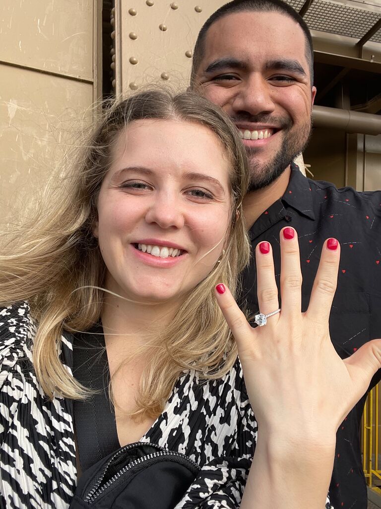 We got engaged on our dreamlike vacation in Paris, France.