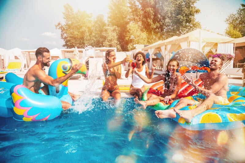 Pool party - Summer Birthday Party Ideas for Kids and Adults
