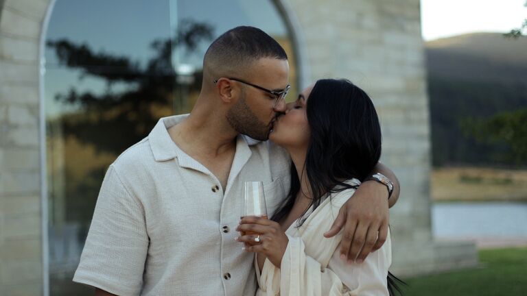 Fast forward two years later and we’re engaged. 