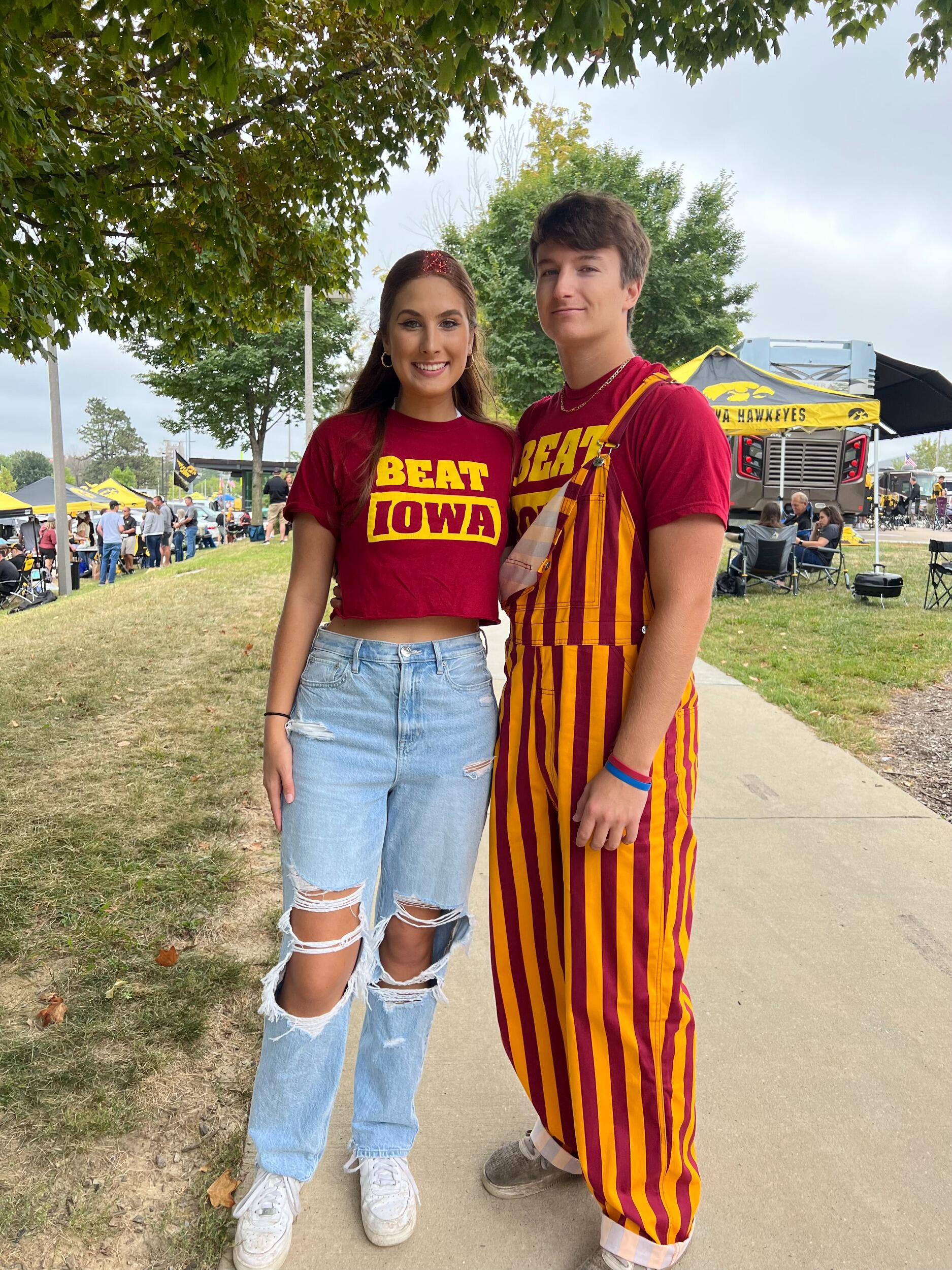 Collin and Chloe started school at Iowa State, after doing their first semester at their community college.