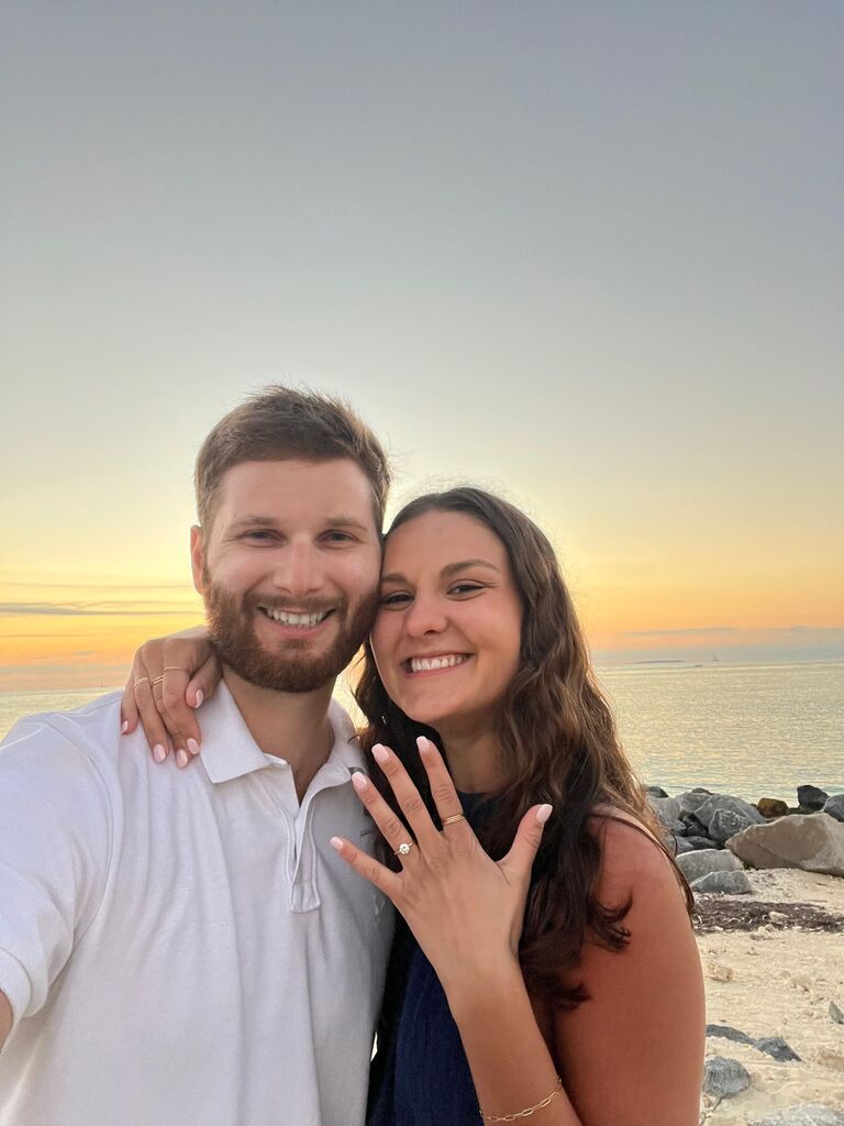 Kyle asked Olivia to marry him on the beach during their trip to Key West, Florida! Everything about it was perfect!