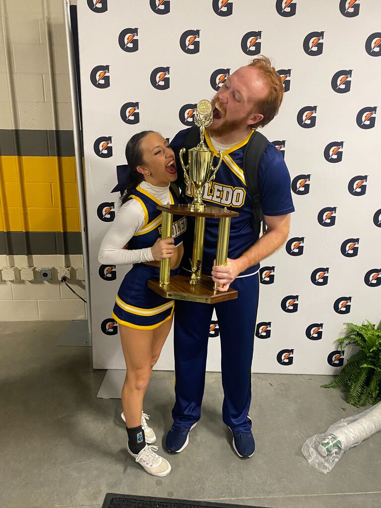 Getting 11th in the Nation at UCA Cheer National Together!- #UTHistory