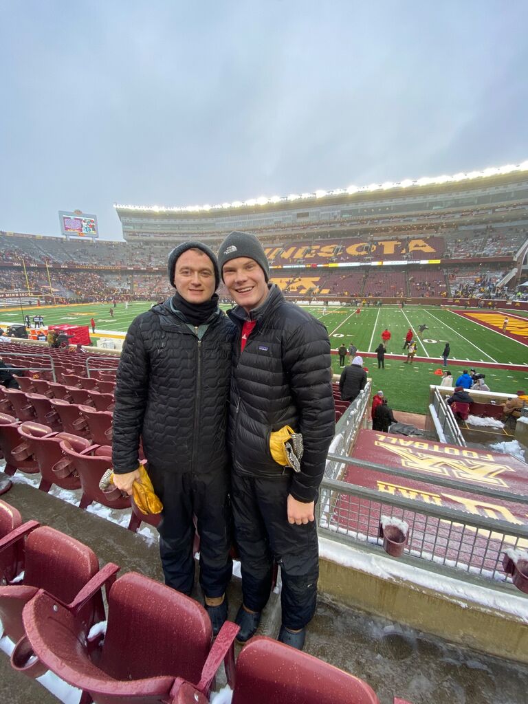 Gopher vs. Badger football game. 