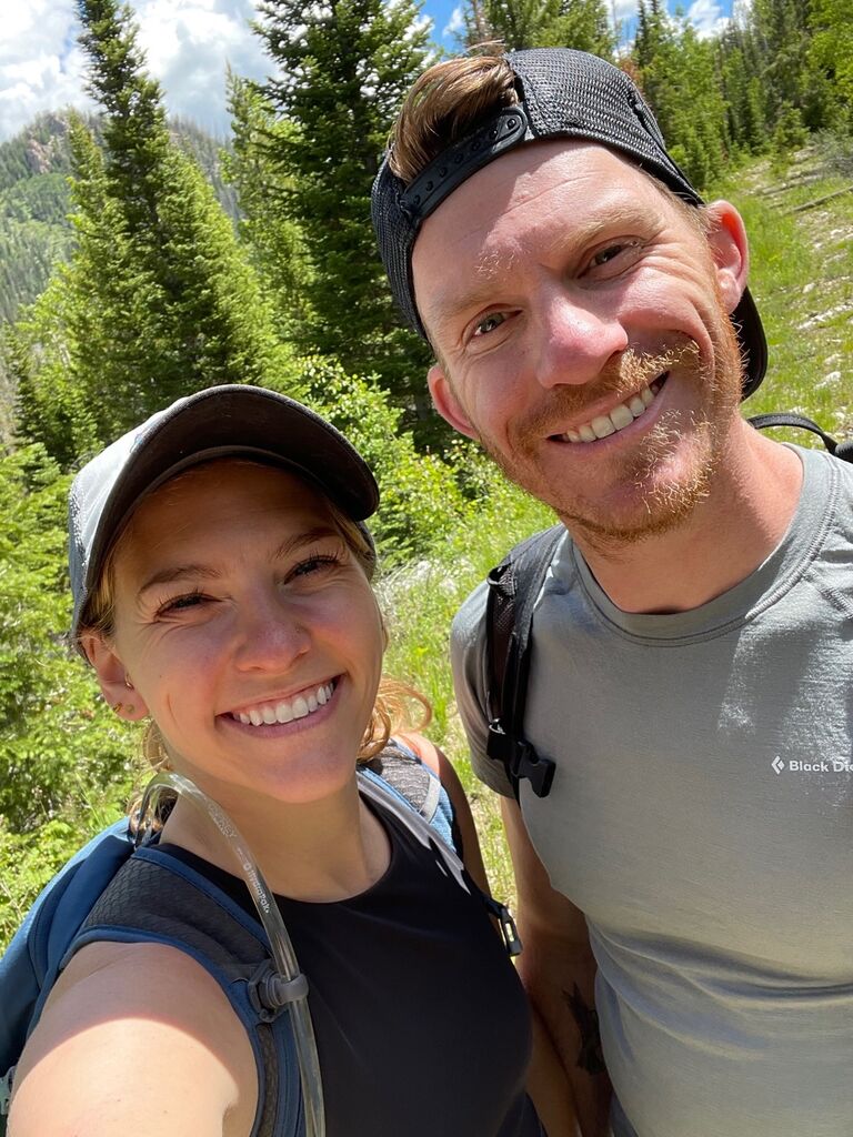 celebrating one year of knowing each other with another camping trip