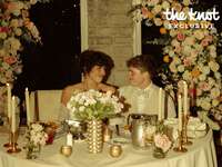 Tommy Winkler and wife Jessica Pappas on their wedding day