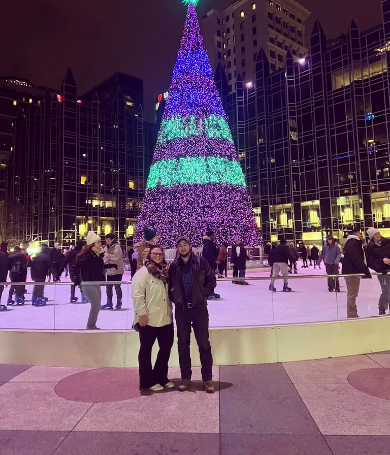 Our first and last Christmas as boyfriend and girlfriend.
Started to get to know each other's family.