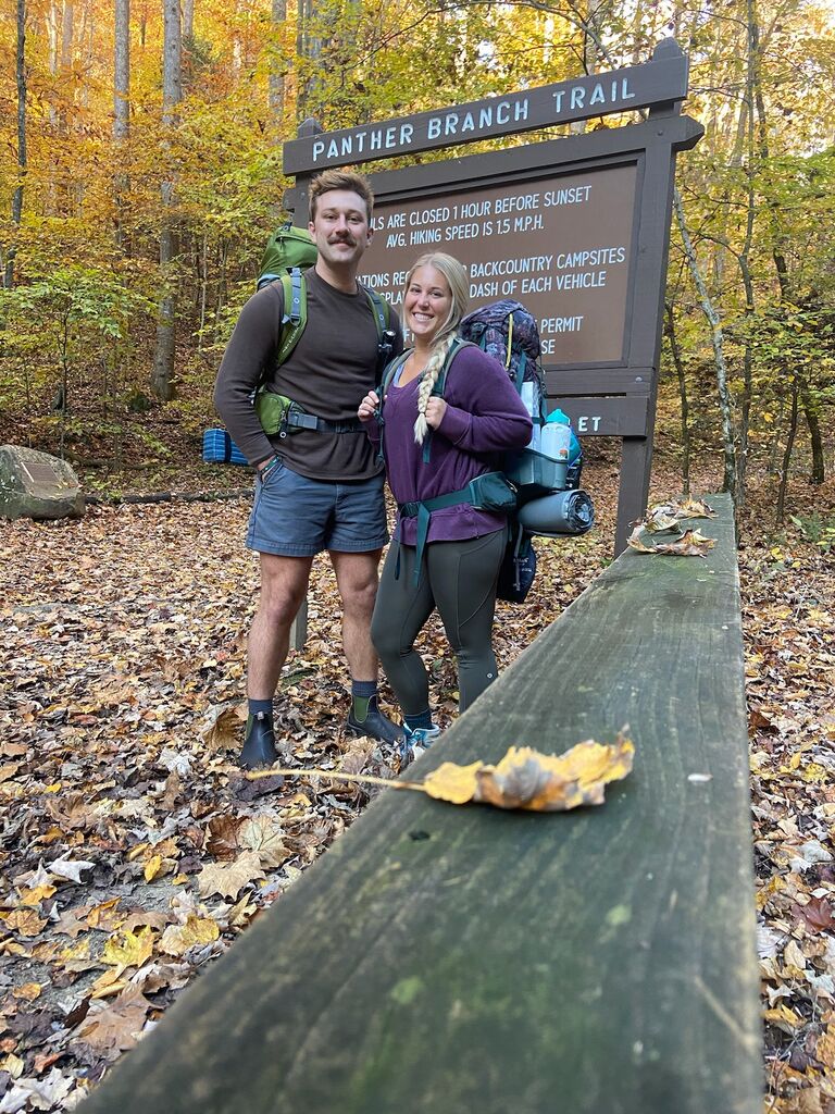 Backpacking trip in East Tennessee