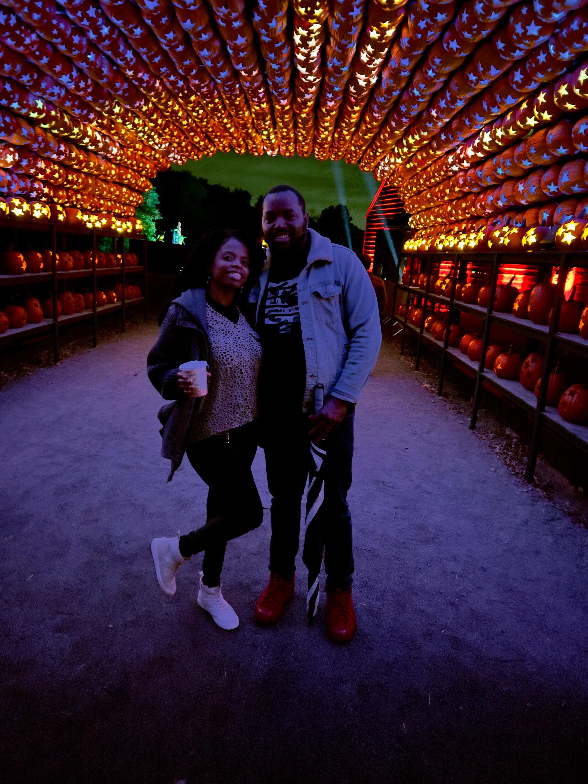 Our First Date Under the lights