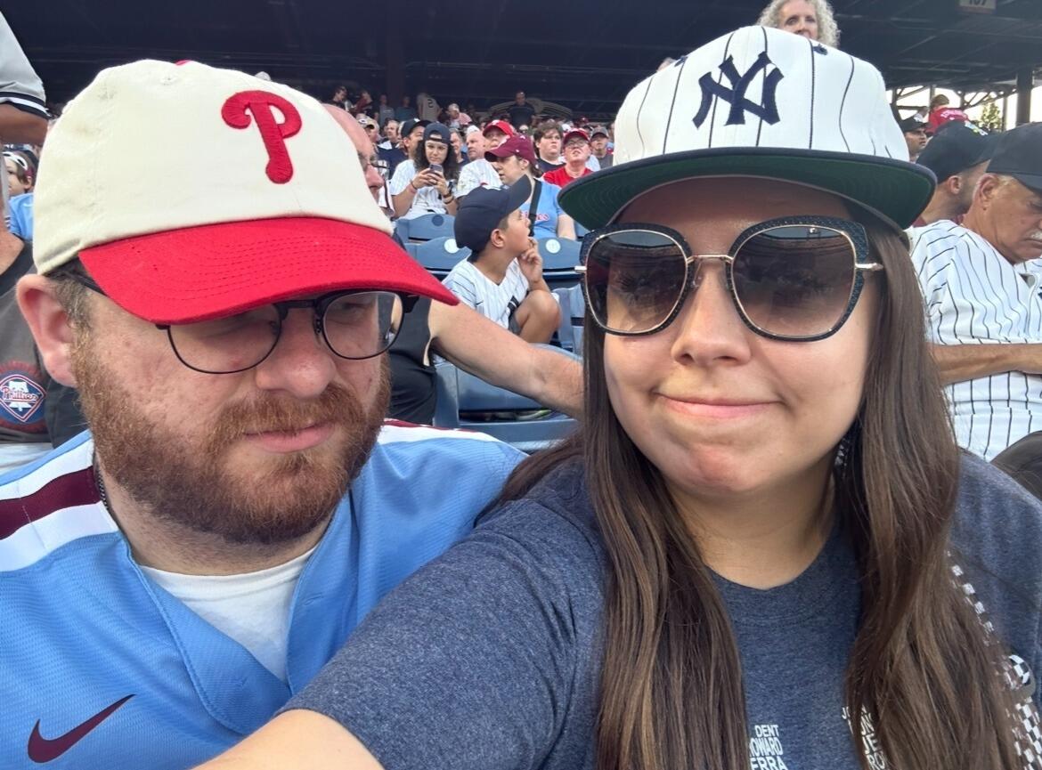 Well… this is awkward.
Cheered for opposing teams through a 12-inning nail-biter… but ultimately the Yankees took home the win!