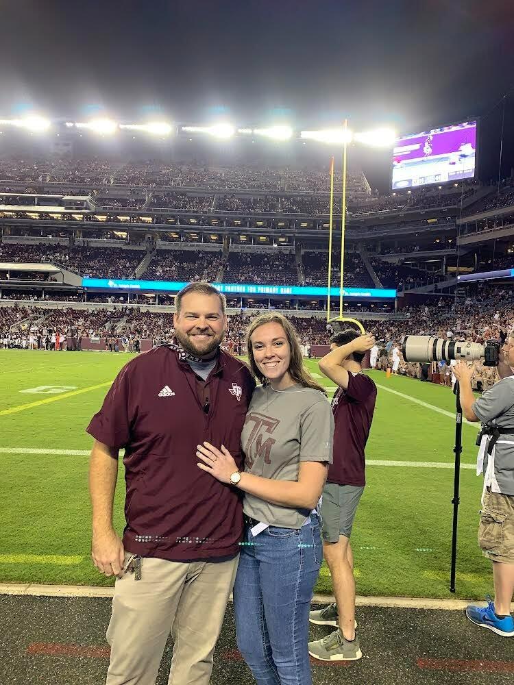 Saturdays at Kyle field started becoming a regular event, Gig 'em Ags!