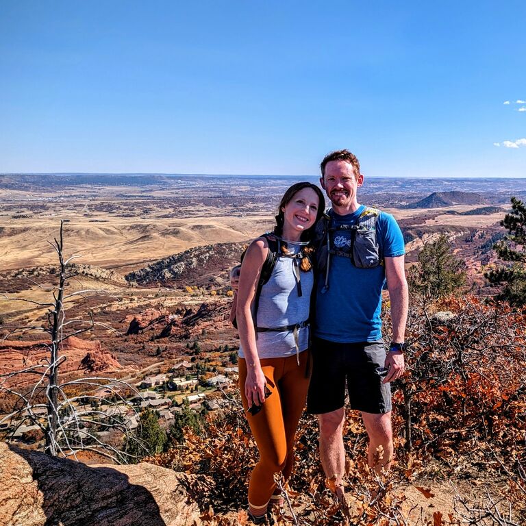 At the top of Roxborough State Park.