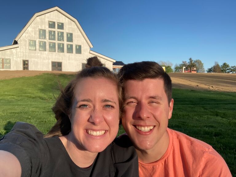 Picnic at Sixpence. 4 months of dating. 5 months until the wedding. 