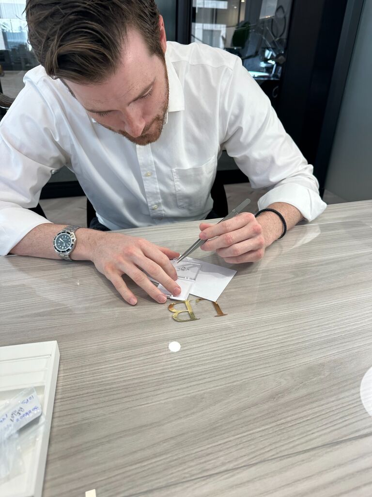 Six trips to the jeweler. They were sick of him. 