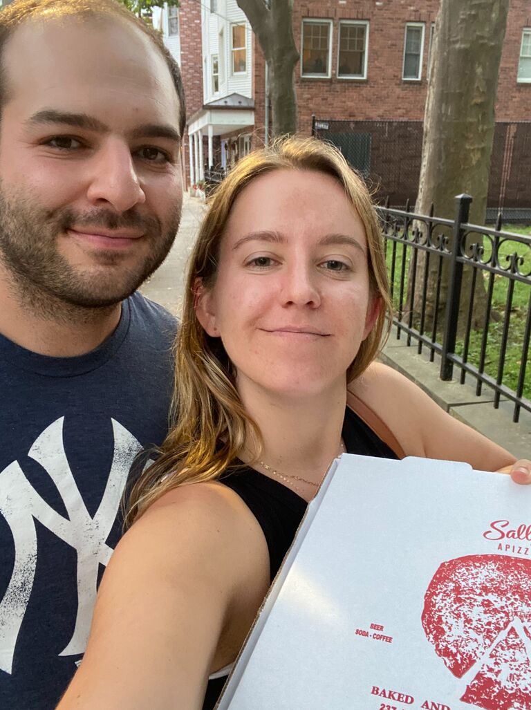 Sally's Apizza. Our year traveling across the country. - New Haven, Connecticut