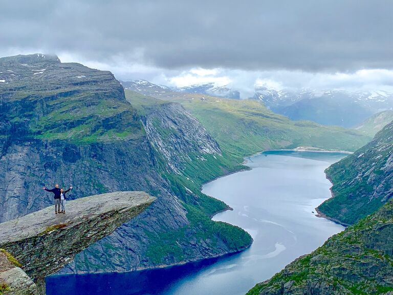 Alli and Michael took their first (of many!) big trips together to hike in Norway for 2 weeks. 

Travel is something we love to do together! Check out the photo gallery for a glimpse into some of our other adventures over the years.