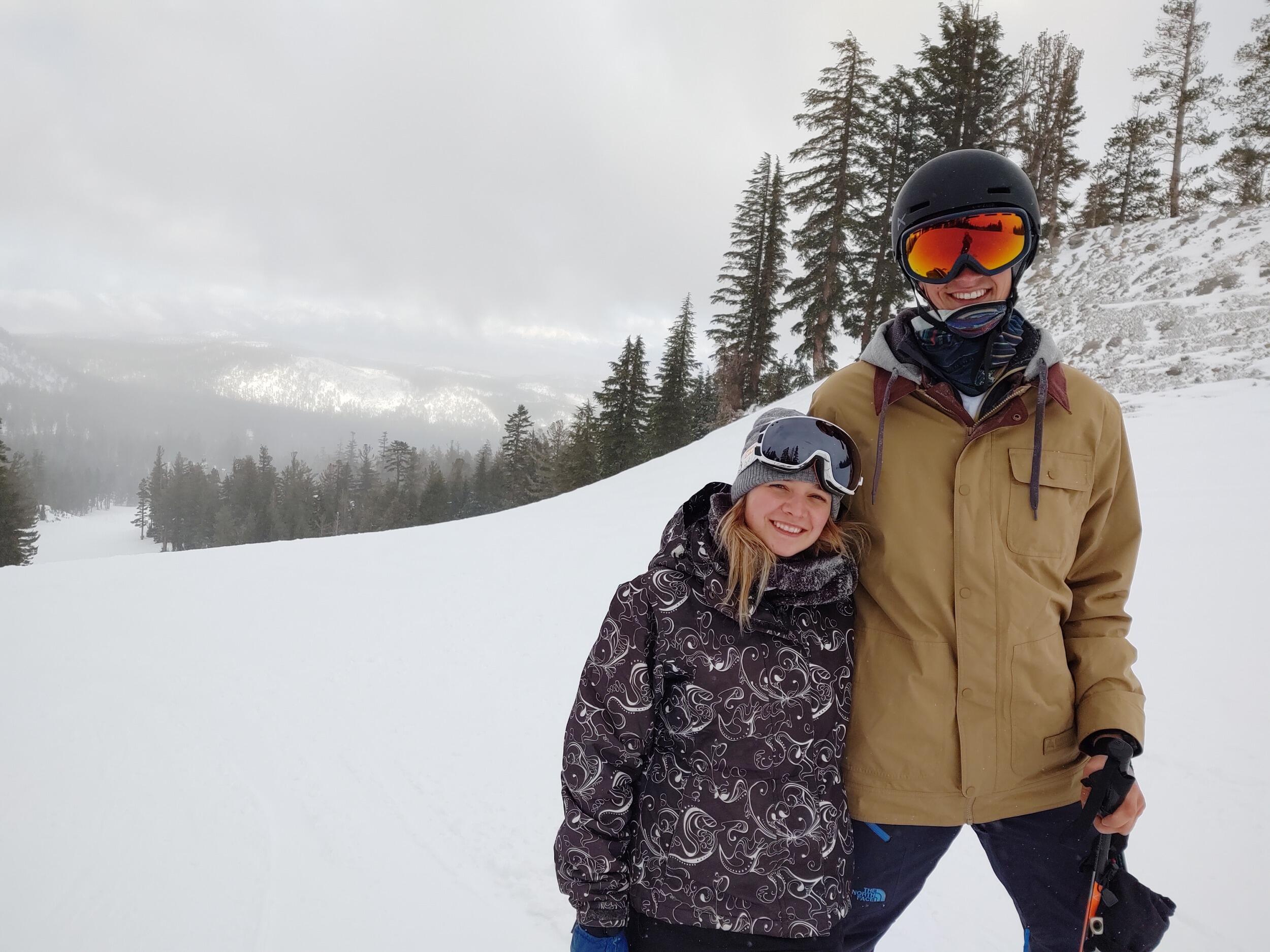 First ski trip together in Mammoth