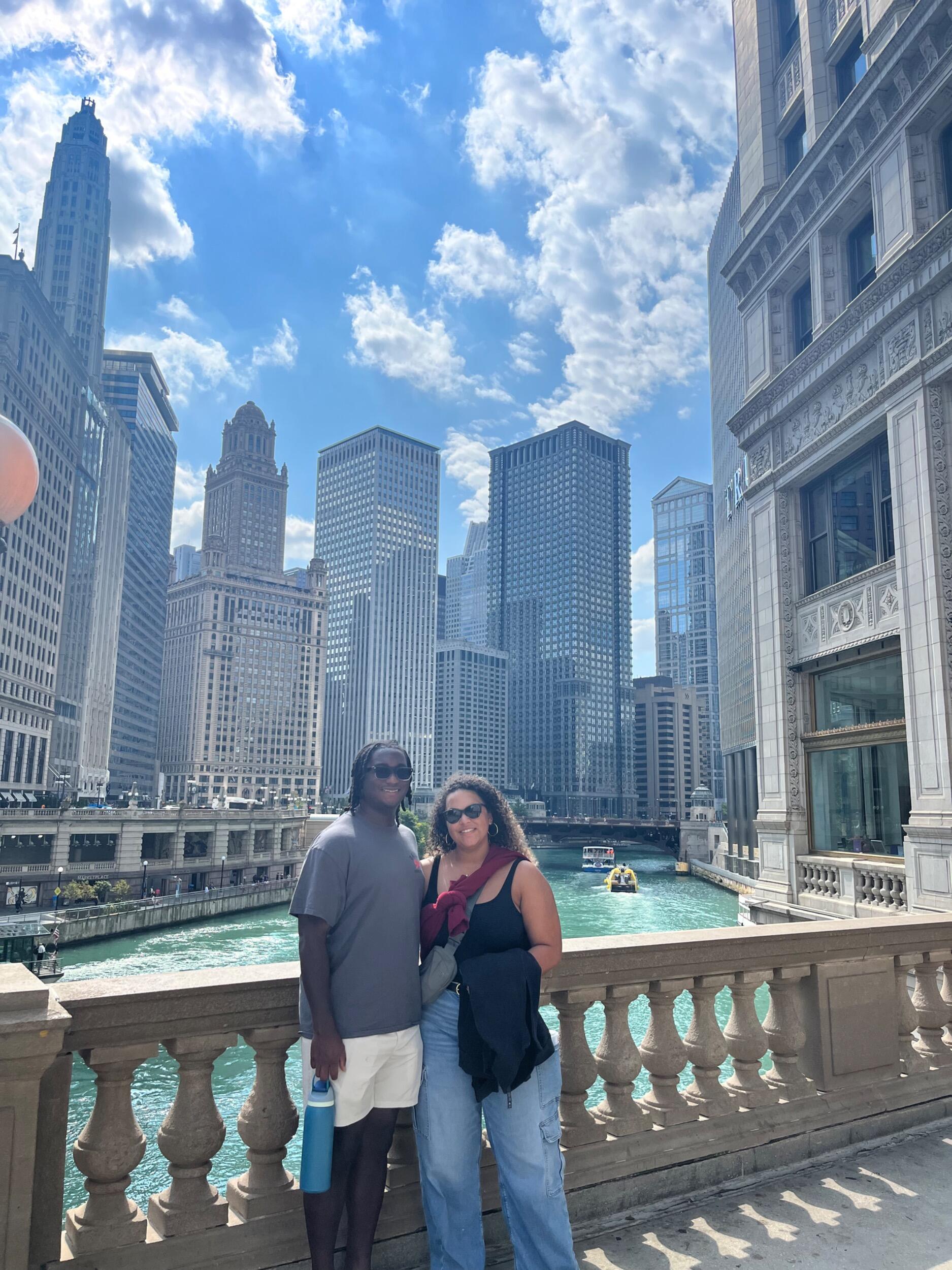 Devyns first trip to the Windy City!
