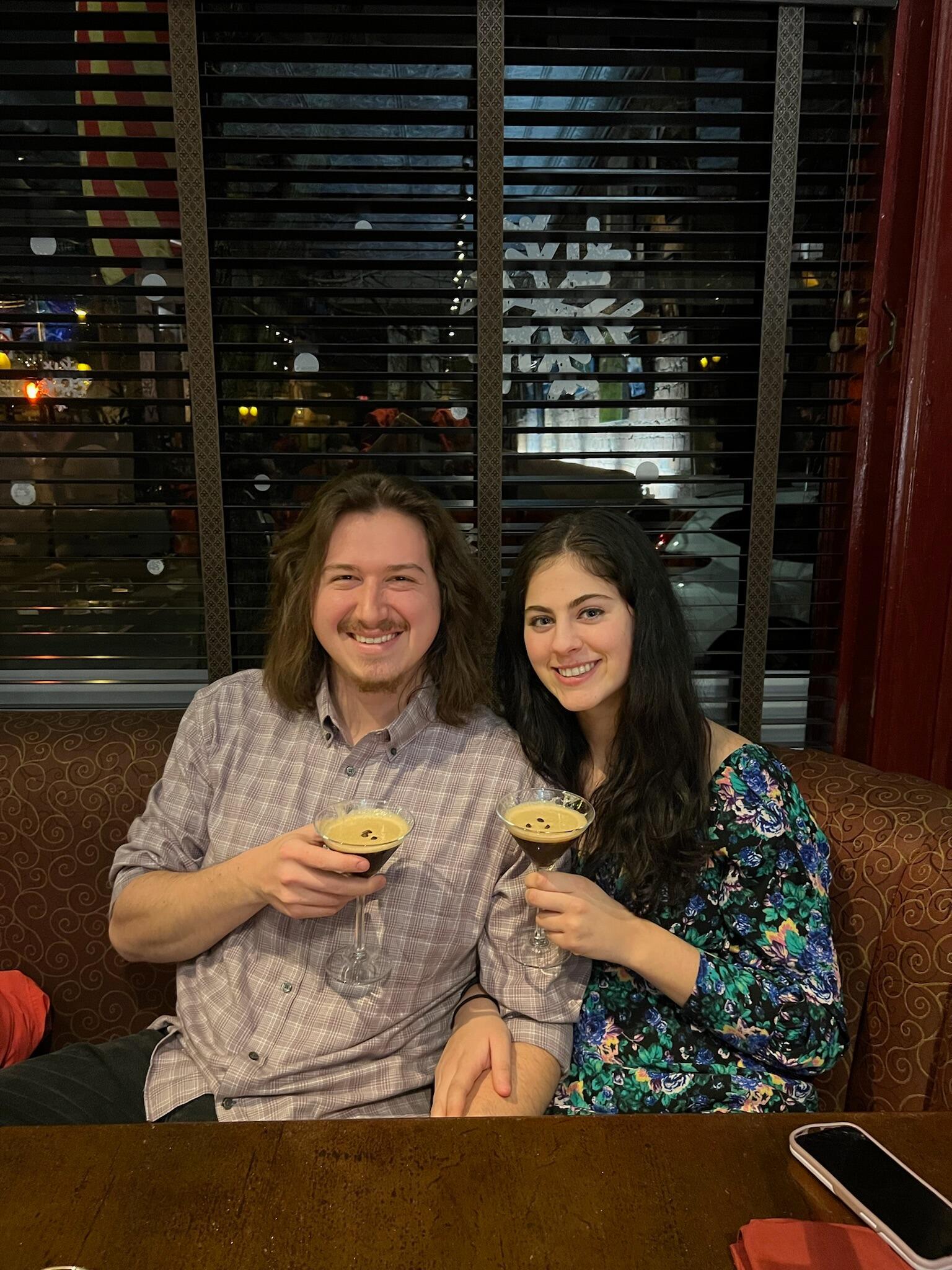 We celebrated graduation the only way we knew how - pork shanks the size of our heads and espresso martinis! 