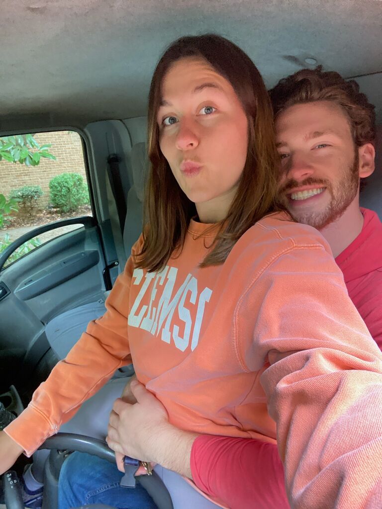 The first time Hallie moved away from Tom.