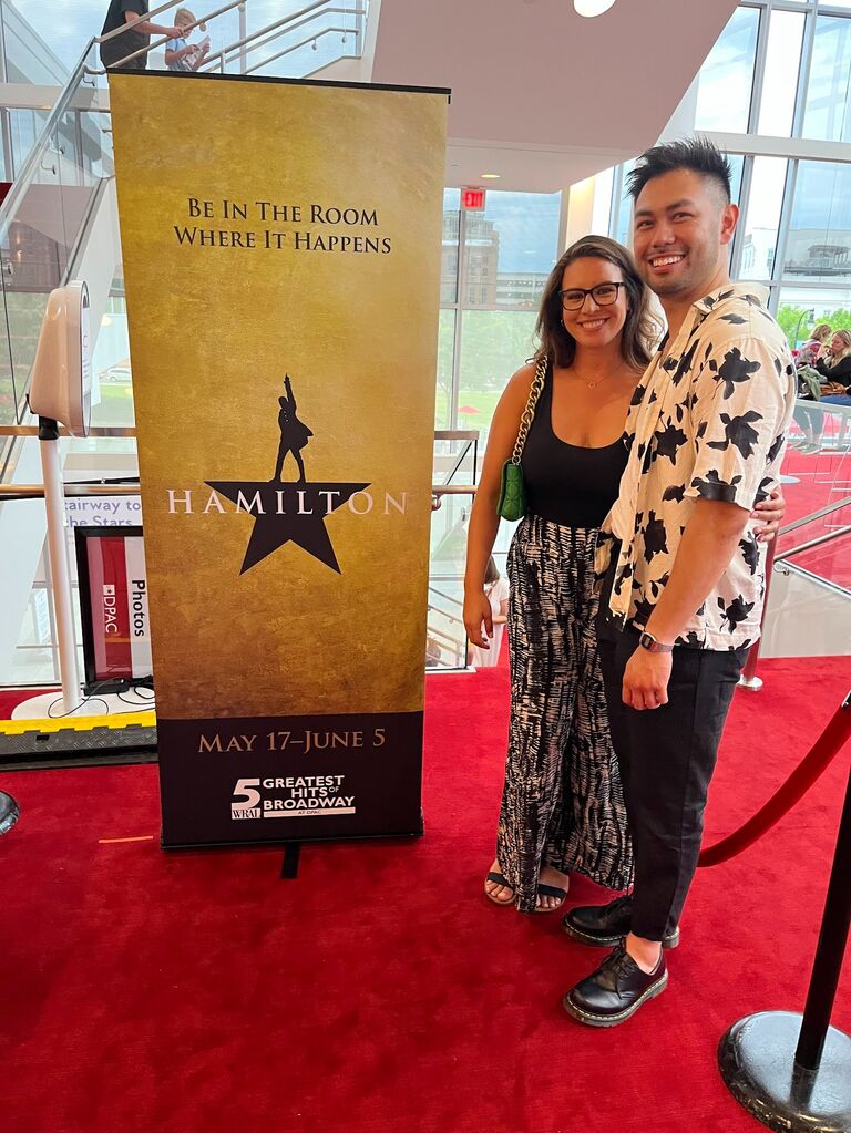 Amelia & Michael have such a great first date that they plan two more dates in the same week! The third date being Orchestra seats to see Hamilton at DPAC, resulting in Michael being soft-launched as "Hamilton Guy." 