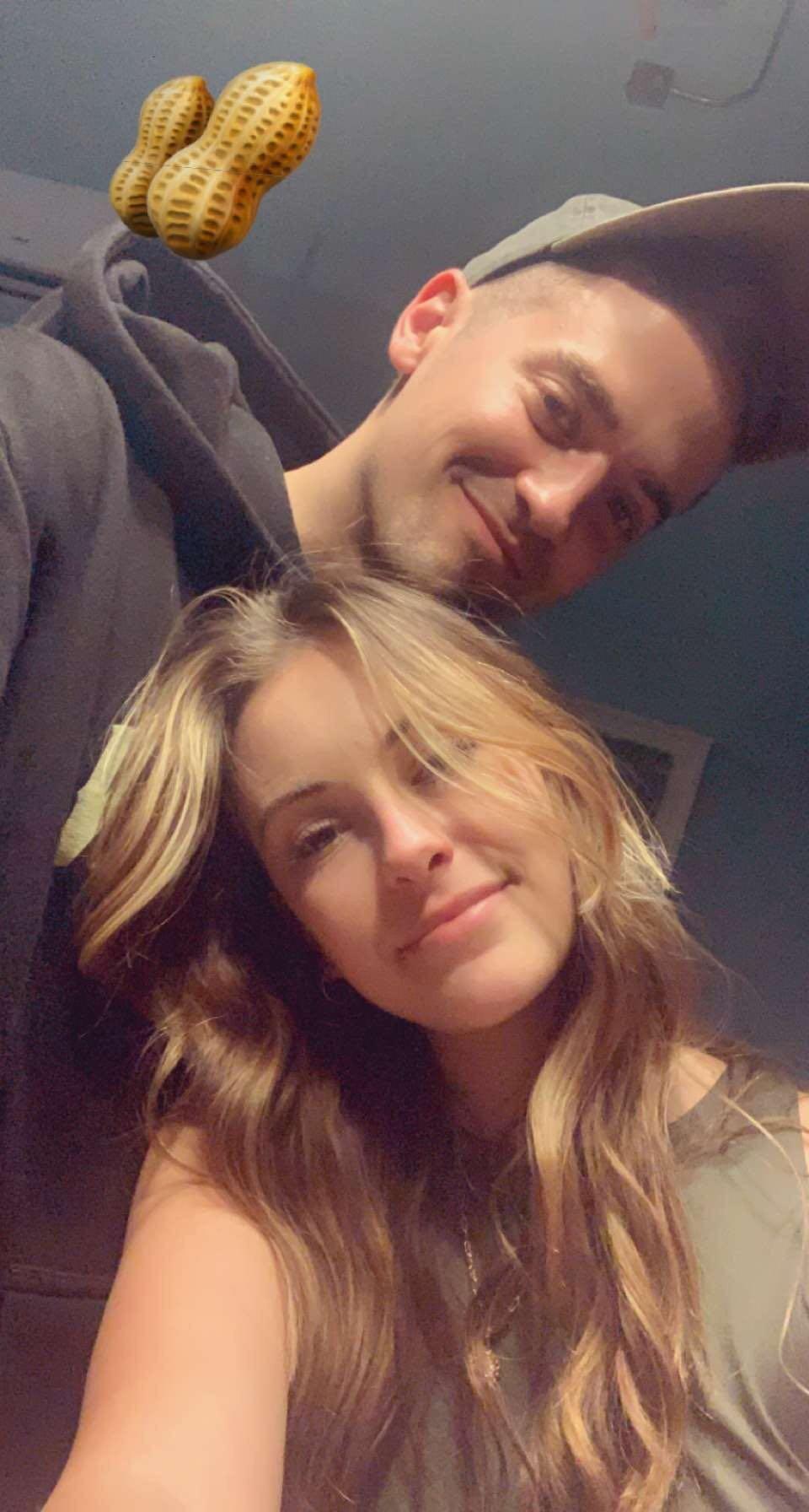 Jenna came over to Brian's house with a handle of Effen Black Cherry Vodka and Goldfish. Brian and Jenna began their relationship shortly after finishing that bottle.