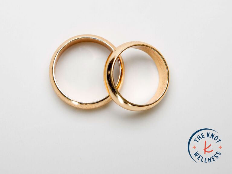 couple wedding bands gold rings what is a prenup 