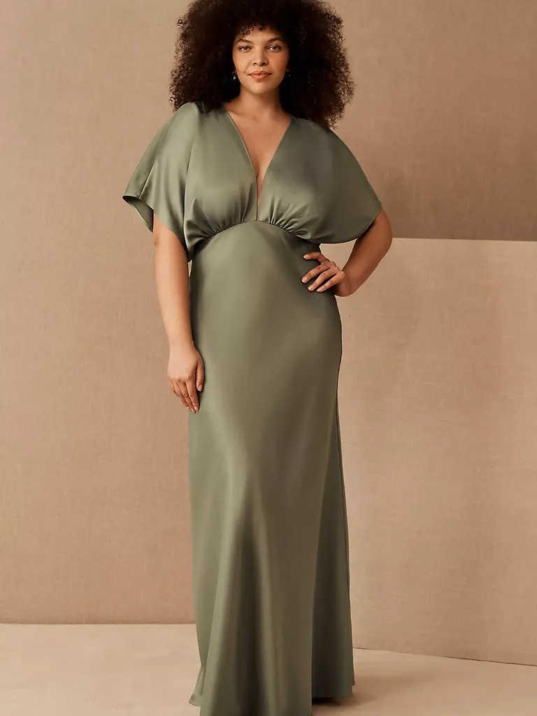 Designer plus size wedding guest dresses best sale