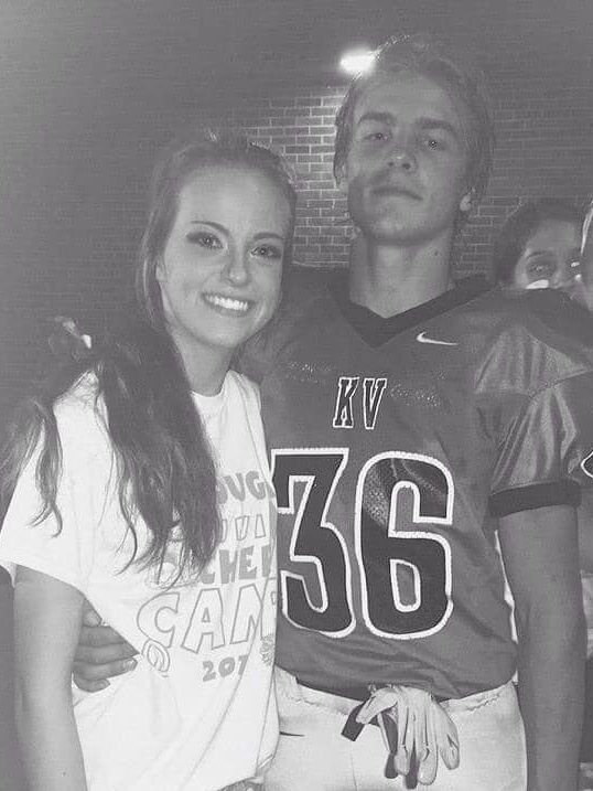 Best friends throughout high school -  always cheering each other on.