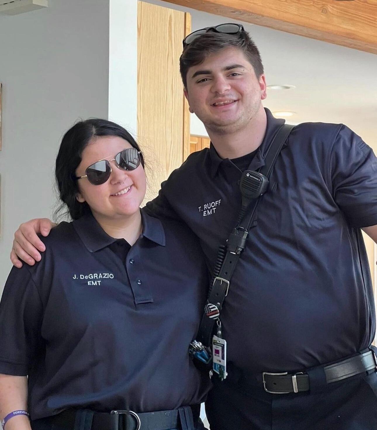 Passed my EMT class! August 25th, I passed my NREMT and was officially a certified EMT! Tyler helped me throughout my entire course, staying up late to help me study, showing me how things were done in the field, and most importantly believed in me! Years later and we are still EMT's working together with many more stories and laughs!