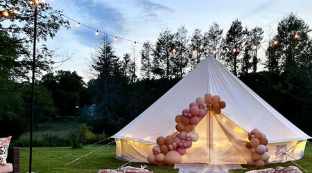 Tent String Globe Lighting - A to Z Event Rentals, LLC.