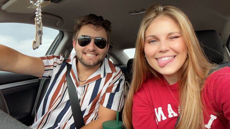 This is them driving down to Indianapolis for a band Abe and Hannah love called Juke Box Luke. Needless to say it was a super fun night! 